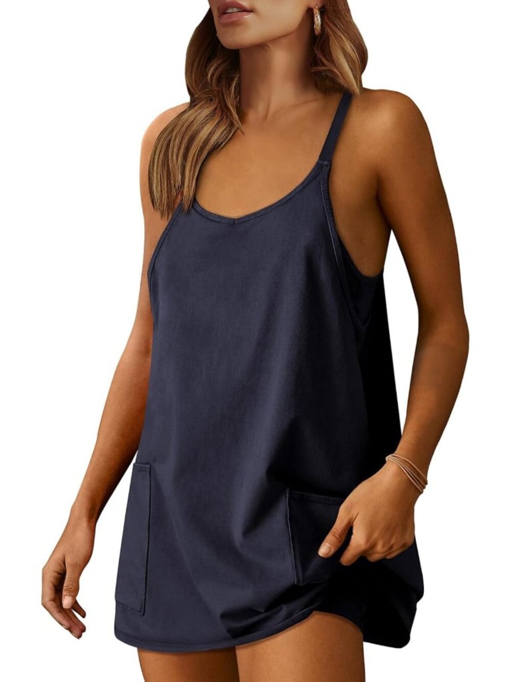 Summer Athletic Dress for Women | Tennis Workout Dress with Built-in Shorts